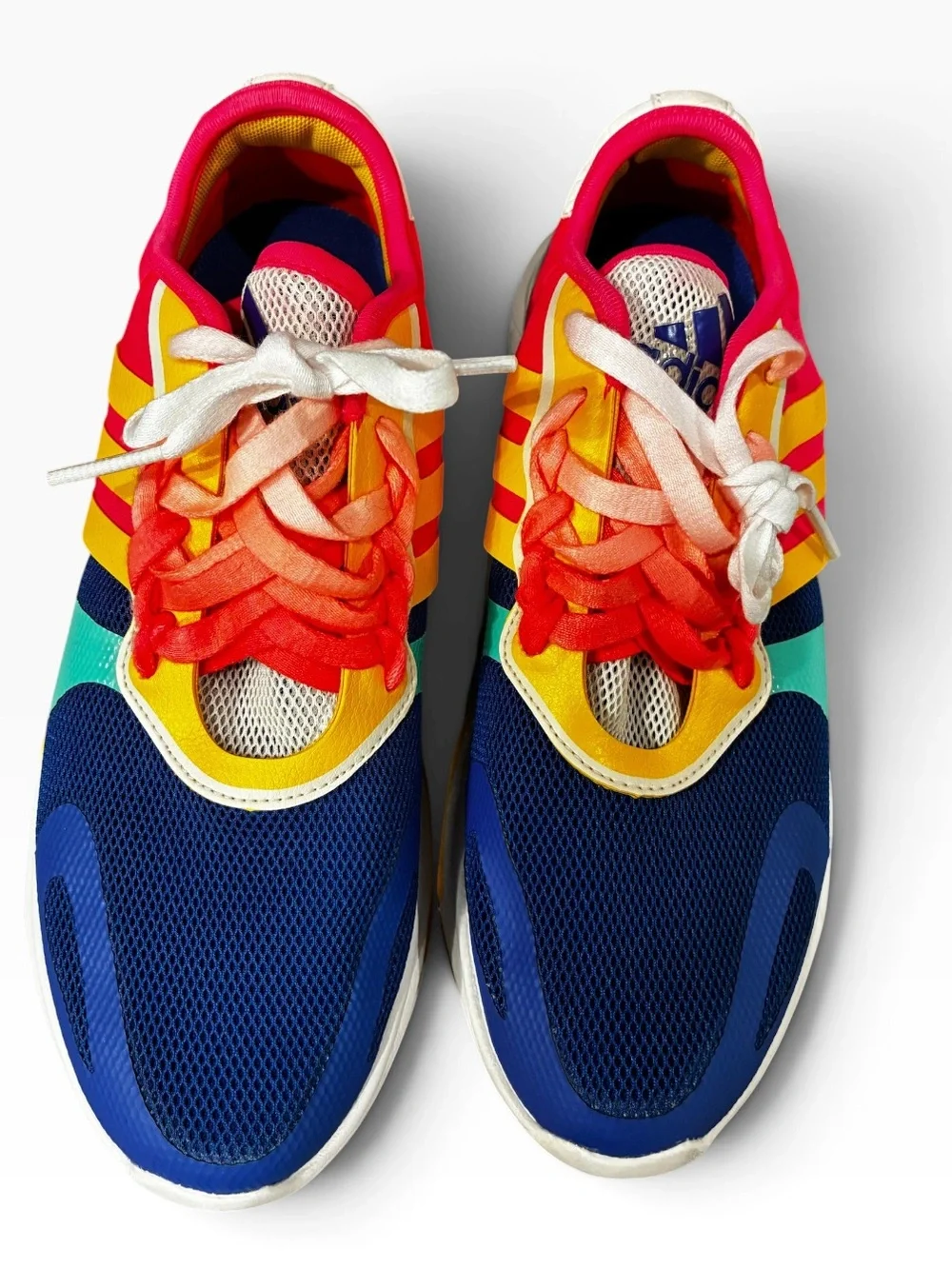 adidas Women's Stella Sport Multicolor Athletic Sneakers - Navy, Pink, Teal.